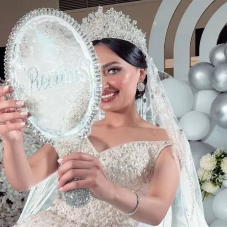 لقطة شاشة من ستوري ريوان علاء على انستجرام في حفل زفافها