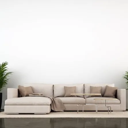 البيج يطبع الغرفة بطابع أنيق ودافئ 