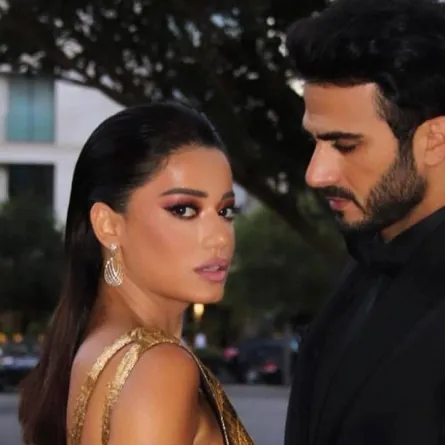 ألكسندر علوم ورحمة رياض - صورة من حسابه على إنستجرام