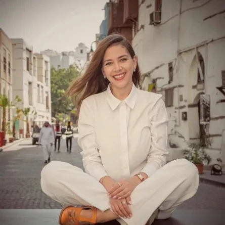 فاطمة البنوي - الصورة من حسابها على الانستجرام