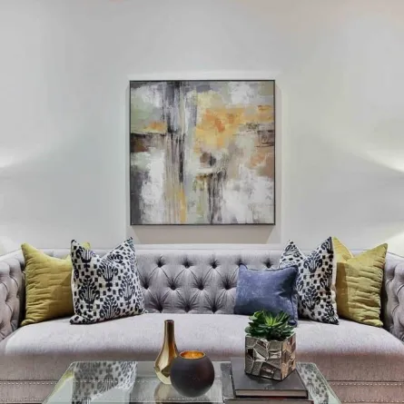 دور الوسائد في الديكور الداخلي