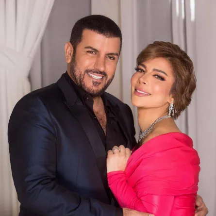 أصالة وزوجها حسن فائق - الصورة من حساب أصالة على إنستغرام