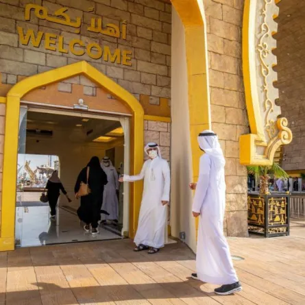  افتتاح "بوابة السعادة". الصورة من مكتب دبي الإعلامي