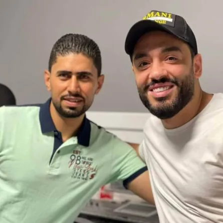 رامي جمال وأحمد سالم - الصورة من حسابه على الفيس بوك