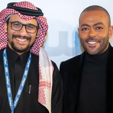 تامرعاشور ومحمد زكي حسنين- الصورة من المركز الاعلامي ل شركة بنش مارك