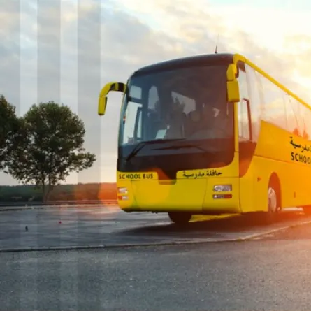 الهيئة العامة للنقل توضح الفرق بين الترخيص والتصريح في نشاط النقل التعليمي - الصورة من حساب الهيئة العامة للنقل