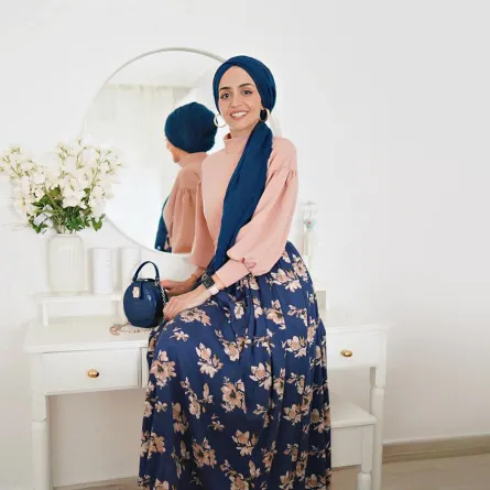 موديلات تنانير مشجّرة للمحجبات