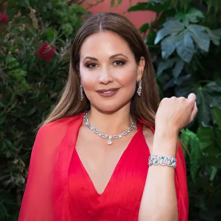 ريا ابي راشد بمجوهرات بلغاري-الصورة من حساب النجمة على انستغرام