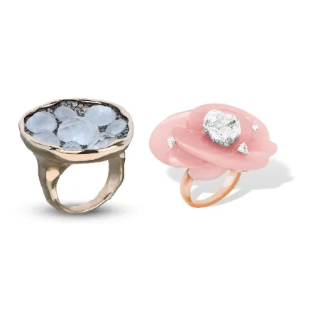 حجر الإبداع والطاقة والتوازن ... إليكِ خواتم راقية مرصعة بالكوارتز