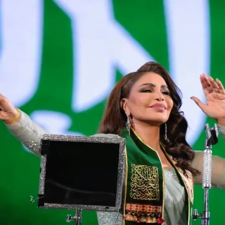 أحلام في حفل اليوم الوطني - تصوير بشير صالح