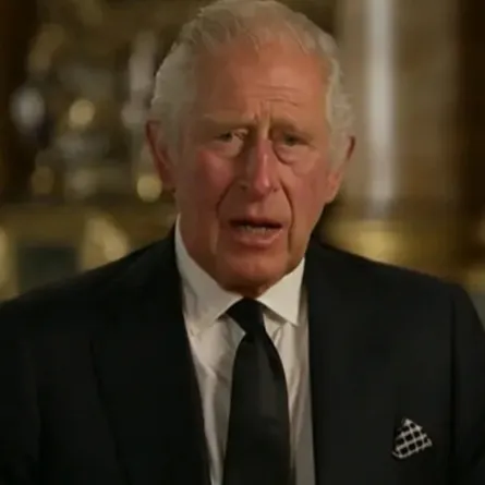 الملك تشارلز خلال إلقائه الخطاب- الصورة من حساب TMZ على إنستغرام