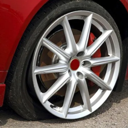 مشاكل اطار السيارة