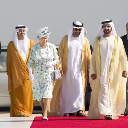 زيارة الملكة إليزابيث للإمارات - الصورة من وام