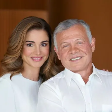 الملكة رانيا والملك عبدالله - الصورة من حساب الملكة على إنستغرام