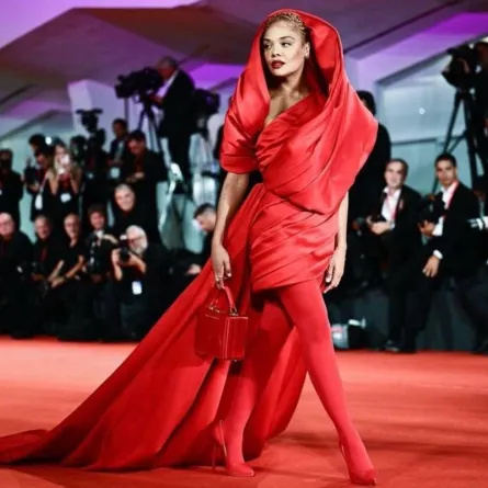 تيسا تومسون Tessa Thompson- الصورة من حساب Wayman and Micah على إنستغرام