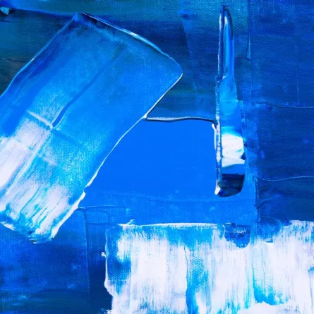 الرسم باللون الأزرق