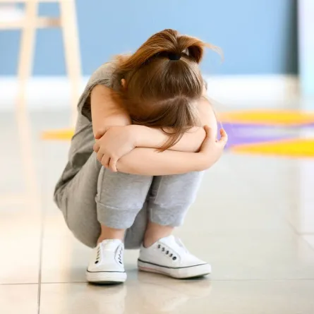 صورة لطفلة مريضة