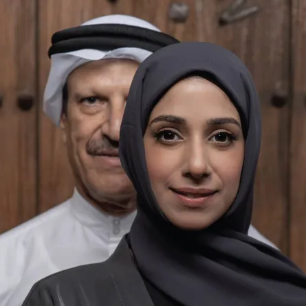 آمنة الحبتور وسلطان الحبتور