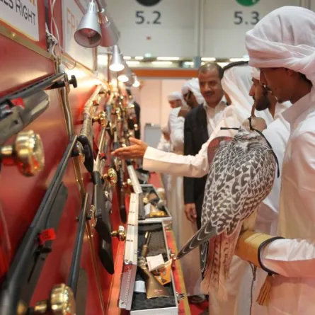 انطلاق الدورة الـ19 معرض أبوظبي الدولي للصيد والفروسية. الصورة من "وام"