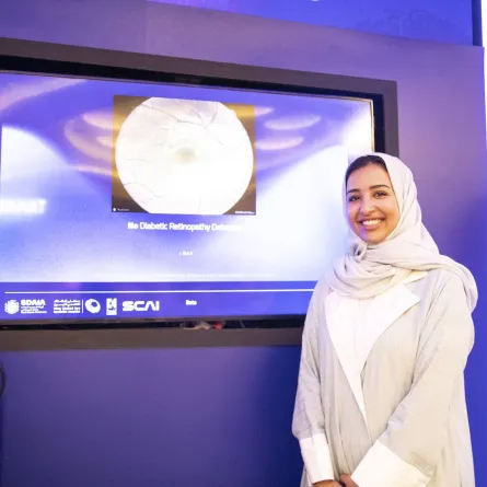 سارة الرويلي مديرة مشروع الكشف عن اعتلال الشبكية السكري باستخدام الذكاء الاصطناعي