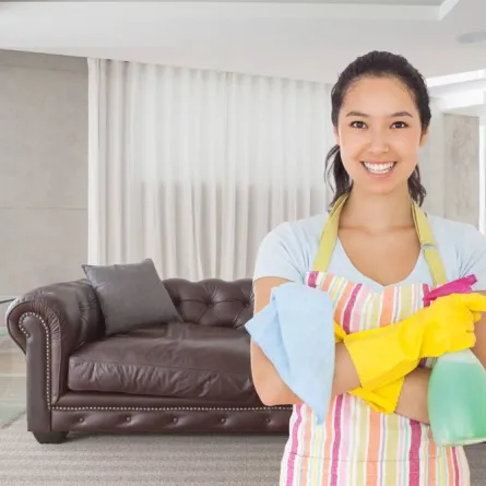 تنظيف الكنب الجلد