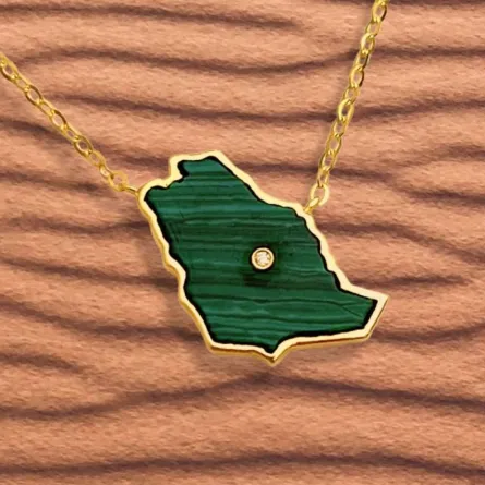 قلادة خريطة المملكة