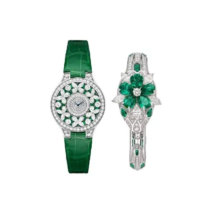 موديلات ساعات مرصعة بالزمرد الاخضر مناسبة لليوم الوطني السعودي 92