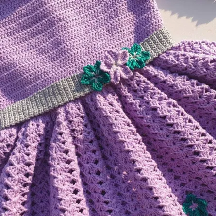 الكروشيه ينسج الملابس