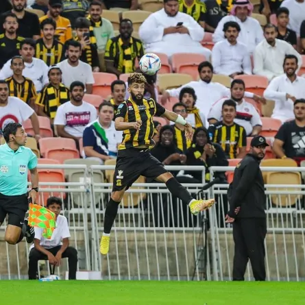 صورة من مباراة الاتحاد والخليج