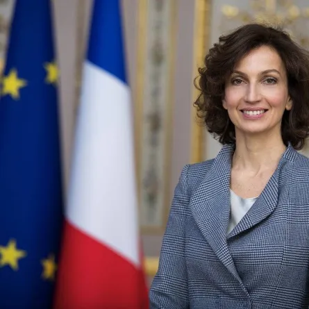 اودراي اوزلاي المديرة العامة لمنظمة اليونسكو  الصورة من موقع اليونسكوعلى الانترنت