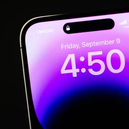 صورة شاشة هاتف آيفون 14 برو