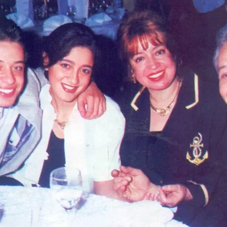 خالد زكي - الصورة من حساب ابنته دينا على الفيس بوك