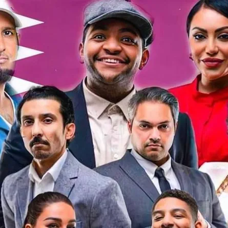 بوستر مسرحية موعد مع سعادته- صورة من صفحة الفنان خالد المظفر على انستغرام