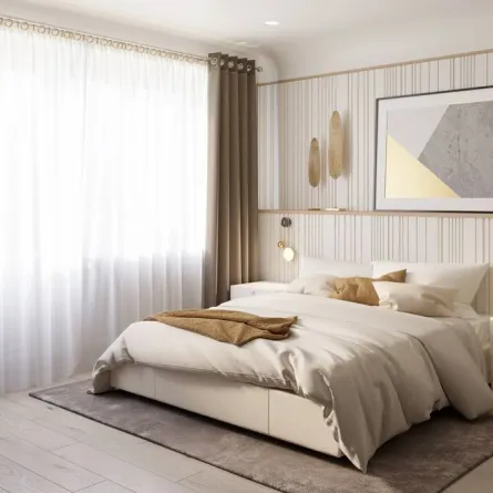 الراحة هي العنصر الأهمّ عند تصميم غرفة النوم الرئيسة