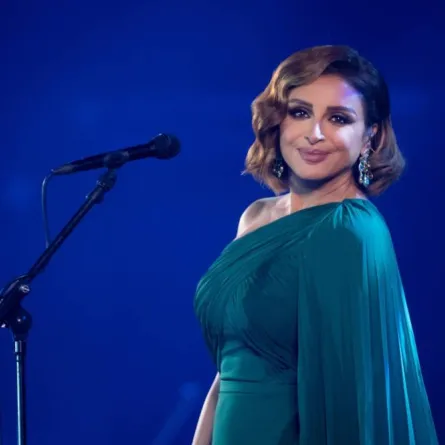 أنغام من حفل اليوم الوطني - الصورة من حساب الشركة المنظمة على تويتر