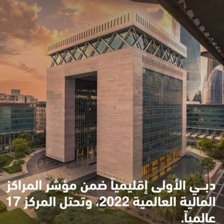 دبي الـ 17 بين أفضل المراكز المالية العالمية. الصورة من مكتب دبي الإعلامي