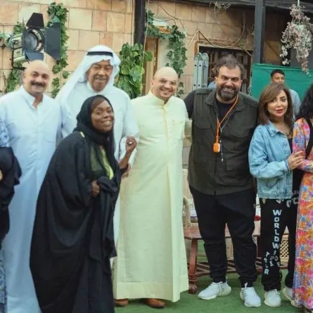 أبطال مسلسل منزل 12 - صورة من صفحة الفنانة فتات سلطان على انستغرام