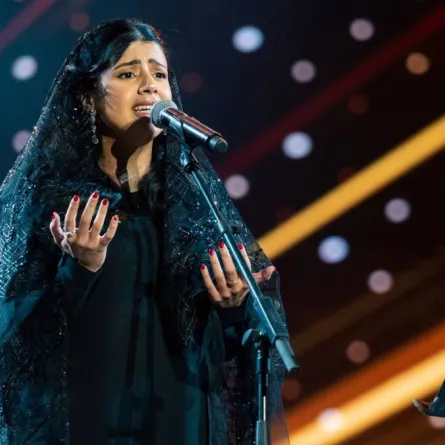 أروى السعودية في مهرجان الغناء بالفصحى - الصورة من حساب الفعاليات الثقافية على تويتر