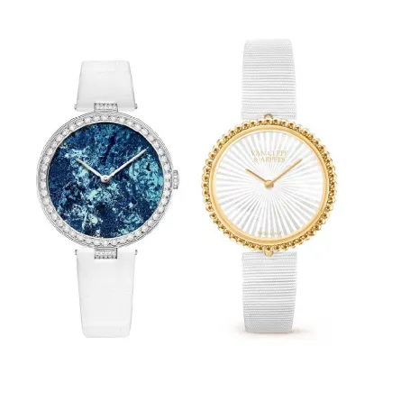 موديلات ساعات نسائية باللون الأبيض لخريف 2022