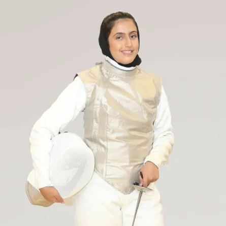 اللاعبة السعودية لين الفوزان