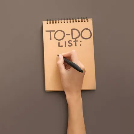 خطوات مساعدة في كتابة قائمة بالمهام اليومية  