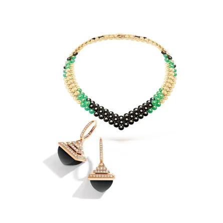 لعروس خريف 2022..تألقي بإطلالة فاخرة بمجوهرات مرصوفة بالأونيكس والألماس