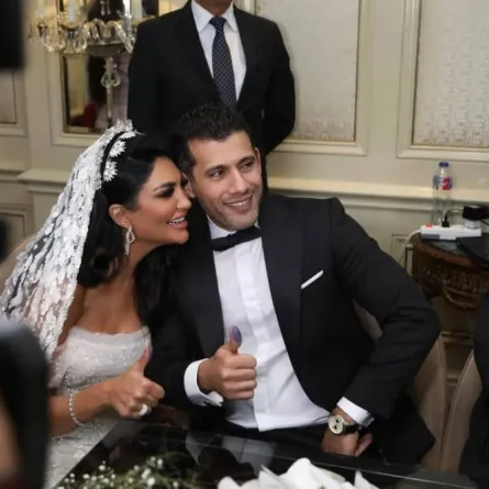 حفل زفاف سالي عبد السلام - الصورة من حساب الإعلامية سهير جودة على إنستغرام