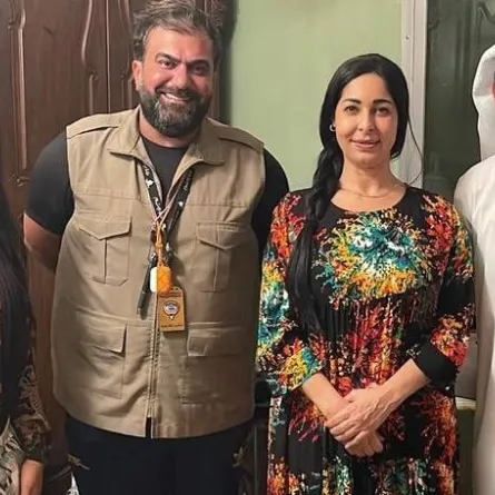 سعيد السعدي في كواليس منزل 12- صورة من صفحته الرسمية على انستغرام