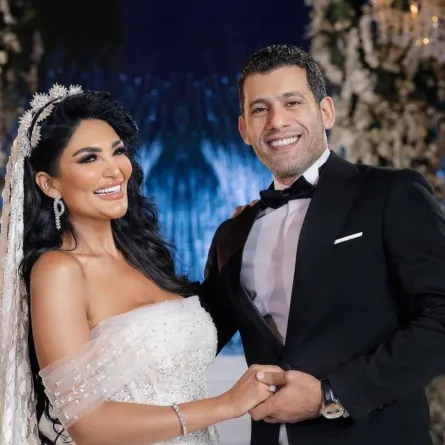 سالي عبد السلام من حفل زفافها - الصورة من حسابها على انستغرام