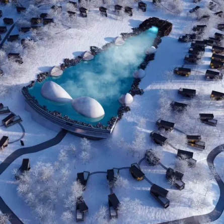 صورة مخطط أكبر بحيرة حرارية في العالم