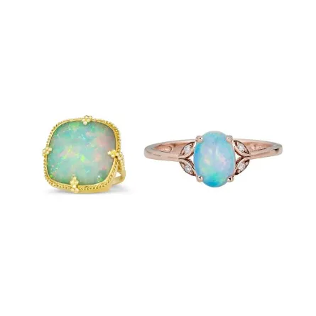 حجر الحب والسعادة.. خواتم أوبال إثيوبي لإطلالة فاخرة في خريف 2022