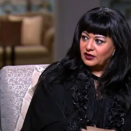 فريدة سيف النصر - لقطة شاشة من برنامج "صاحبة السعادة" على شاشة" سي بي سي"