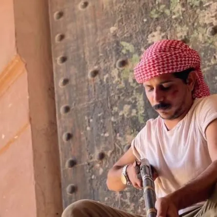 كواليس مسلسل الهبوب - صورة من المركز الإعلامي للفنان أيمن مطهر