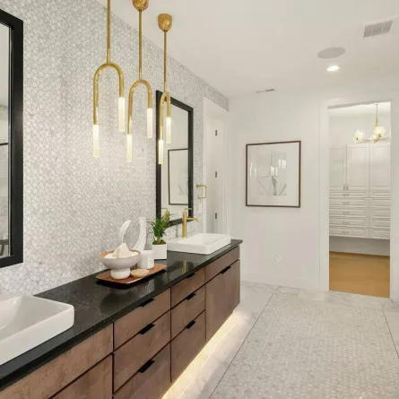 نموذج عن تصميم الحمّام "المودرن"